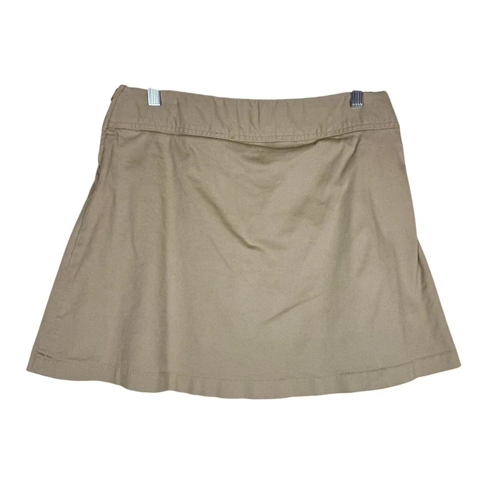 The Childrens Place Pleated Skort Girls 18 Tan Khaki School Uniform Twill Preppy